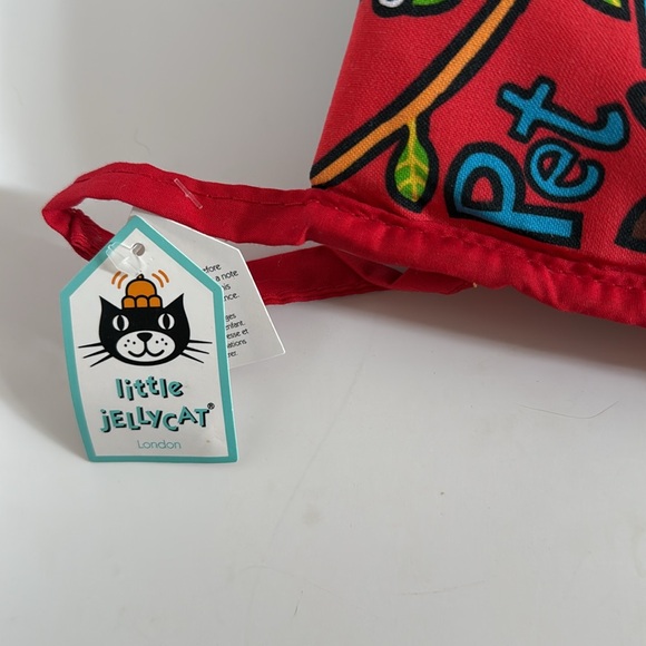 Jellycat Pet Tails Fabric Book Baby Crinkle Sensory Toy Plush Learning Book - Picture 8 of 8